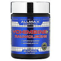 Йохимбин HCl + альфа-йохимбин (Йохимбе максимальної сили), ALLMAX Nutrition, 3,5 мг, 60 вегетаріанських капсул