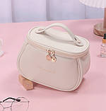 Жіноча переносна косметичка з поліуретану, сумка для зберігання, дорожня косметичка тільки ОПТ, фото 7