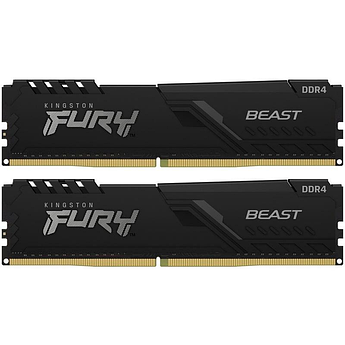 Топова оперативна пам'ять Kingston Fury Beast DDR4 16 GB (2x8) 3200MHz CL16 — для ігор і монтажу