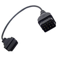 Оригінал! Перехідник з OBD2 16pin мама на GAZ ГАЗ 12pin тато - Вища Якість!