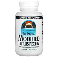 Модифікований цитрусовий пектин, Modified Citrus Pectin PectImmune, Source Naturals, 750 мг, 120 капсул