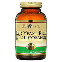 Червоний дріжджовий рис і полікосанол, LifeTime Vitamins, 60 рослинних капсул