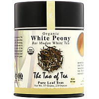 Органічний білий чай, бай Мудан, білий піон, Organic Bai Mudan White Tea, White Peony, The Tao of Tea, 57 г