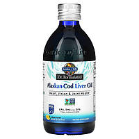 Масло печінки Аляски тріски лимон Garden of Life (Alaskan Cod Liver Oil Dr. Formulated) 400 мл