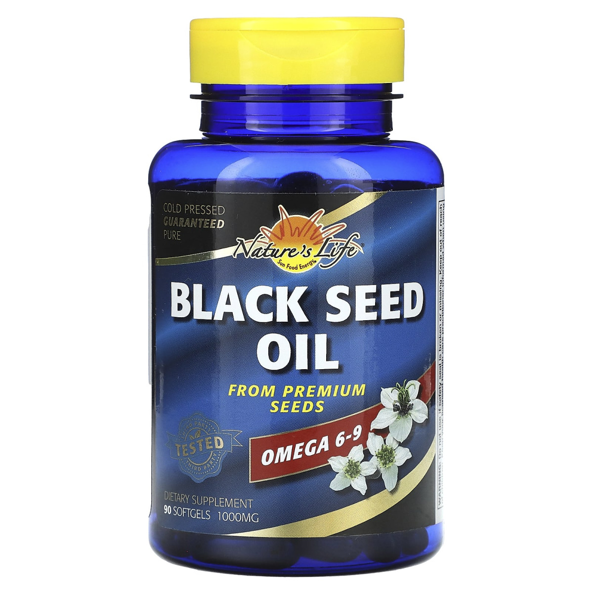 Масло чорного кмину Health From The Sun (Black Seed Oil) 1000 мг 90 капсул