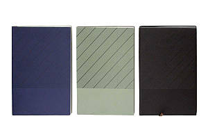 Блокнот В5 100арк., в клітинку ООПТ чорний, синій, зелений