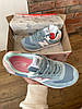 Жіночі кросівки New Balance 574 Gray Pink сіро-рожеві Нью Беланс замш сітка весна осінь літо, фото 6