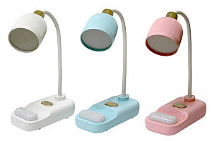 Лампа настільна, 3 режима, USB ООПТ мікс кольорів