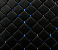 Велюр стьобаний "ROMB"J " з синьою ниткою на поролоні 7 мм від виробника