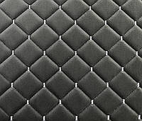 Велюр стеганый темно-серый "ROMB "J" с темно-серой ниткой на поролоне 7 мм. от производителя.