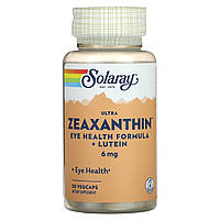 Ультра зеаксантин Solaray (Ultra Zeaxanthin) 6 мг 30 капсул