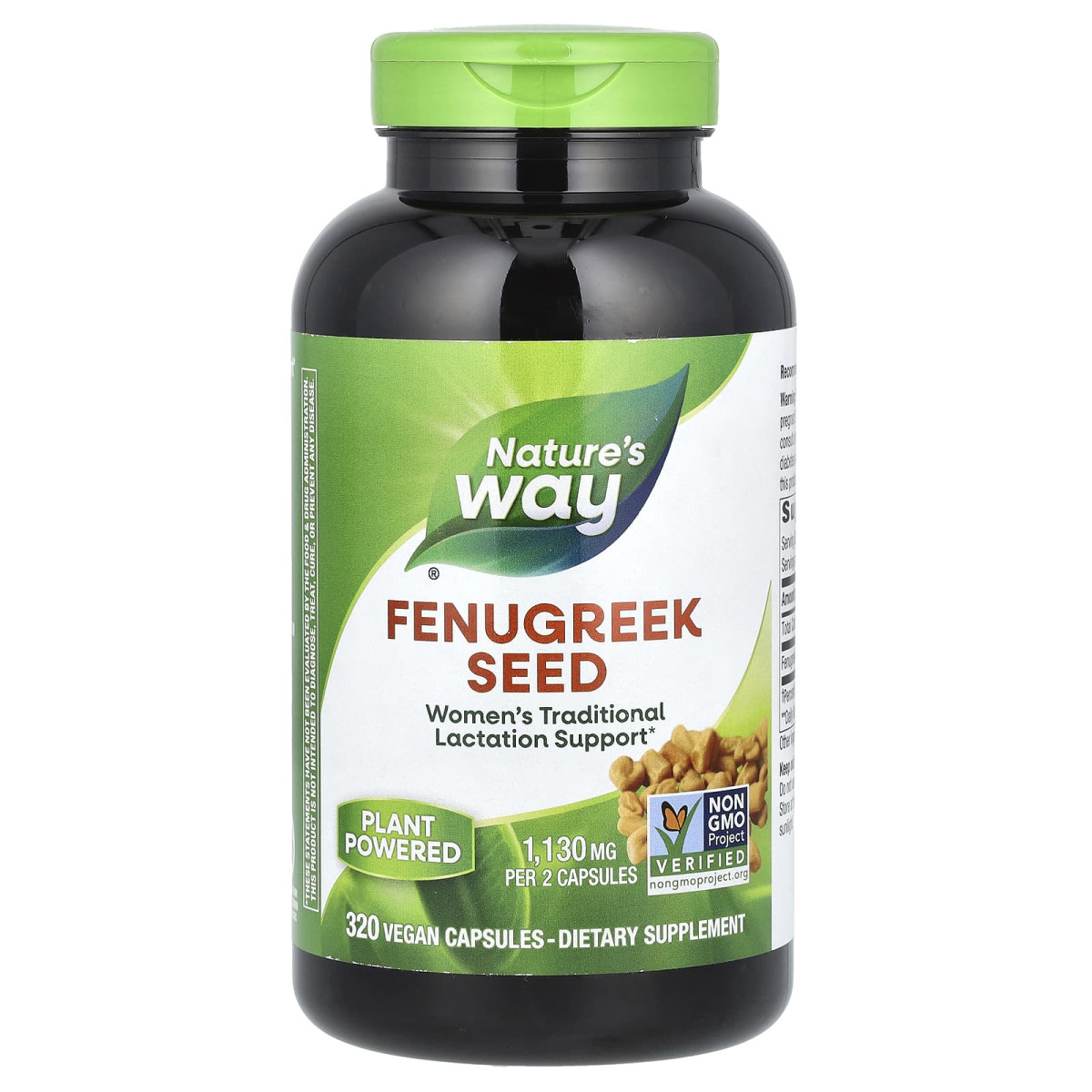 Пажитник насіння Nature's Way (Fenugreek) 1220 мг 320 капсул