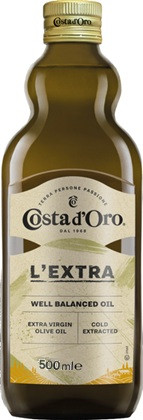 Олива Оливкова Costa d'Oro L'Extra Virgin Olive Oil 0,5 л Італія