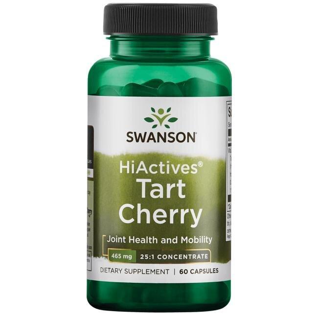 Терпка вишня Swanson (HiActives Tart Cherry) 465 мг 60 капсул