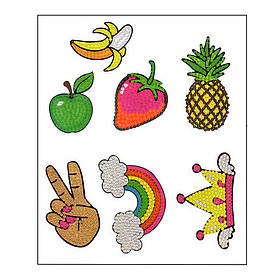 Набір для творчості Алмазна мозаїка "Корона" Bambi FG24062201B-3 фігурки-наліпки, Toyman