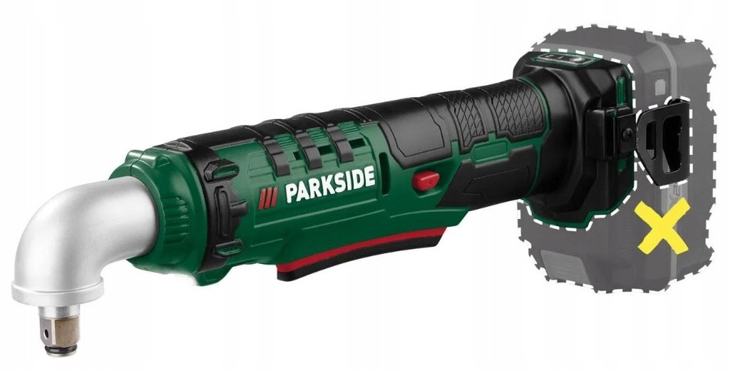 Акумуляторний кутовий ударний гайковерт PARKSIDE PAWS 20 A1, фото 1