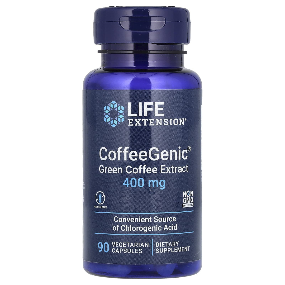 Екстракт зеленої кави, CoffeeGenic, Green Coffee Extract, Life Extension, 90 овочевих капсул