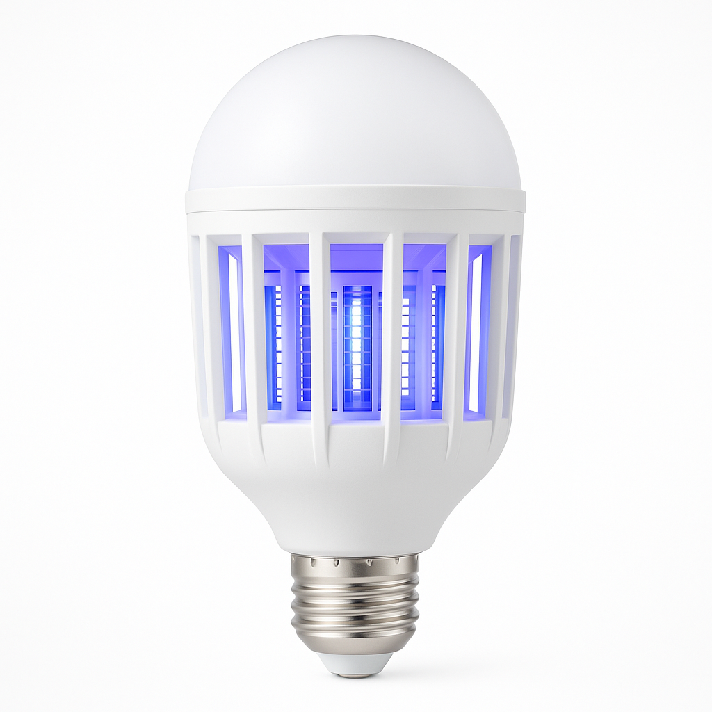 Світлодіодна лампа-відлякувач комарів з УФ-ловушкою 2 в 1, LED 15W