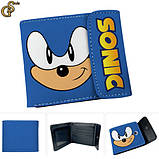 Гаманець Сонік Sonic із застібкою в подарунковому пакованні, фото 2