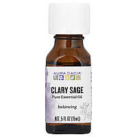 Ефірна олія мускатної шавлії Aura Cacia (Clary Sage) 15 мл