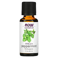 Ефірна олія перцевої м'яти Now Foods (100% Pure Peppermint) 30 мл