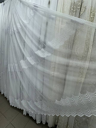 Бамбукова тюль на гурт №7487 у вітальню, спальню, фото 1