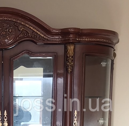 Вітрина 4-дверна, бароко 190х48х230 см JOSS Монті, фото 4