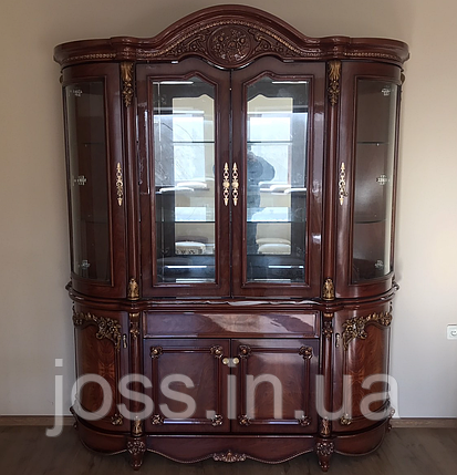 Вітрина 4-дверна, бароко 190х48х230 см JOSS Монті, фото 1