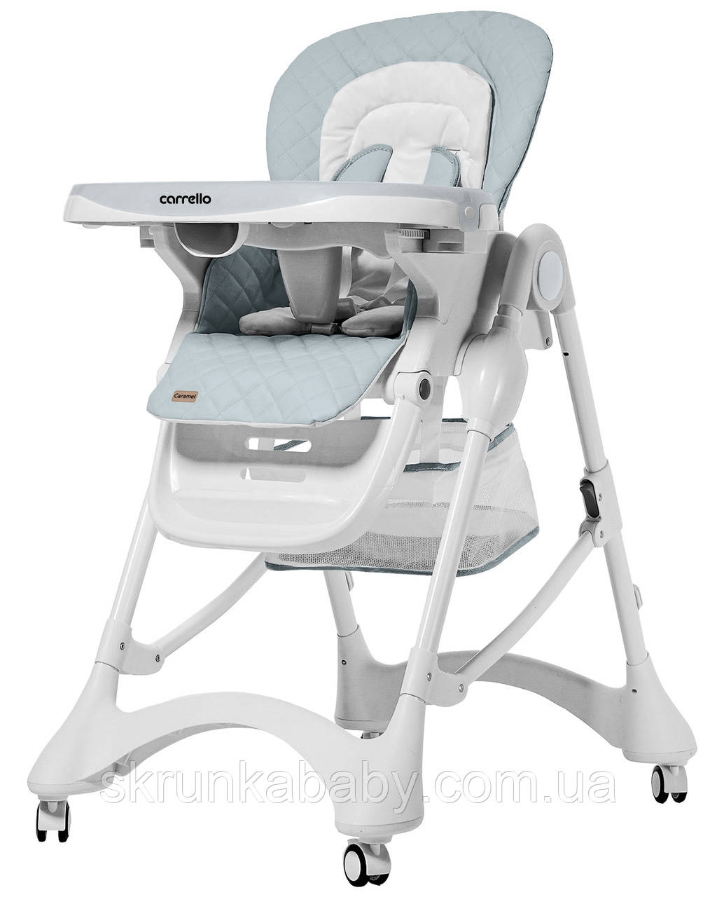 Стілець для годування CARRELLO Caramel CRL-9501/3 Cloud Grey