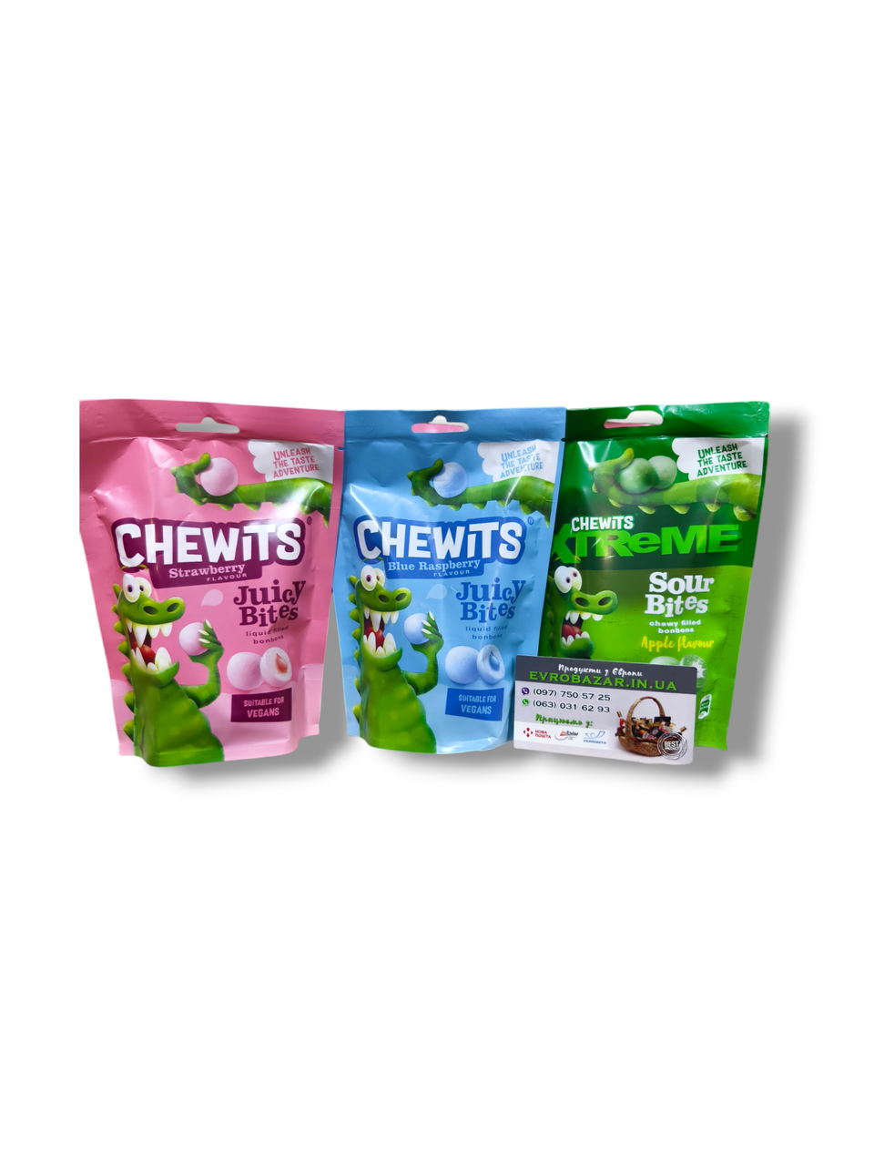 Жуйки Chewits з м'яким центром (в асортименті)
