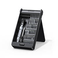 Набір прецизійних викруток Ugreen 38-в-1 біти зі сталі S2 магнітний тримач алюмінієве антиковзке руків'я з подовжувачем кейс із