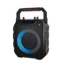 Портативна колонка EDEN ED-617 (з мікрофоном, з підсвічуванням, 24x16x35.5cm, 6.5, 16W, 1800mah, FM), фото 3