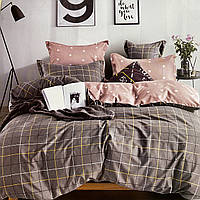 Постільна білизна Євро комплект з простирадлом на гумці Постільна білизна з фланелі євро розмір