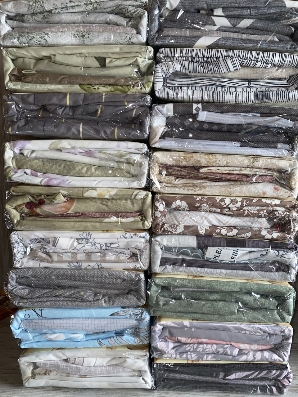 Постільна білизна Двоспальний комплект з простирадлом на гумці 160*200+20см, постільна білизна з фланелі розмір двоспальний, фото 1