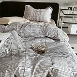 Постільна білизна Двоспальний комплект з простирадлом на гумці 160*200+20см, постільна білизна з фланелі розмір двоспальний, фото 7