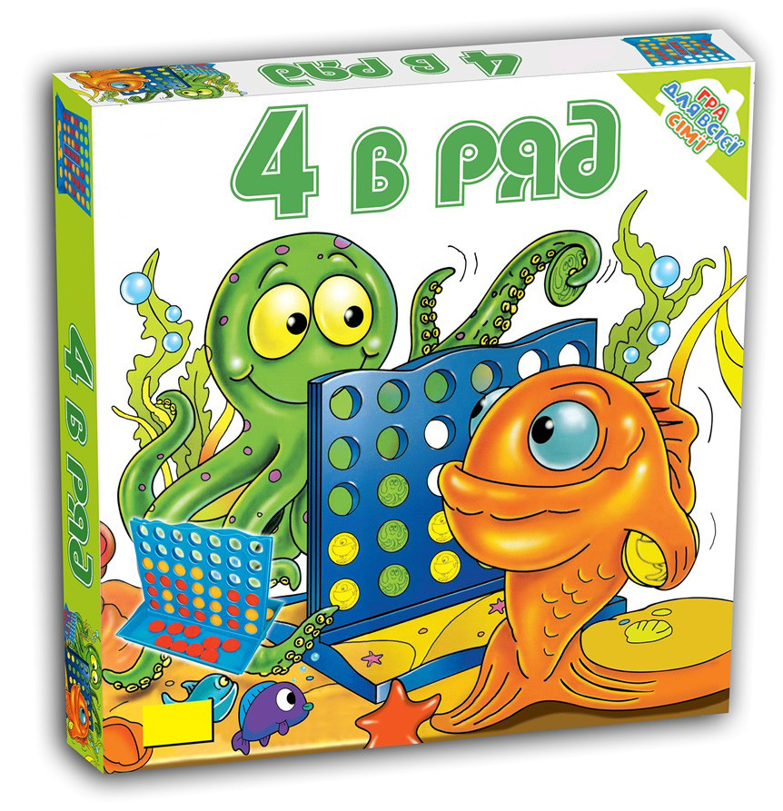Гра DGT-GAMES дитяча настільна "4 в ряд" (2250_C), фото 1