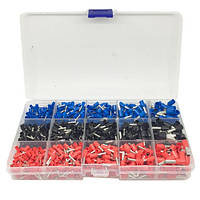 Популярний! Набір клем 1065шт кабельних накінечників, ізольованих штирьових - Краща якість тільки на Nukleon.com.ua