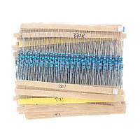 Популярний! Резистори 1/4Вт 600шт MF 1% 10Ом-1МОм - Краща якість тільки на Nukleon.com.ua