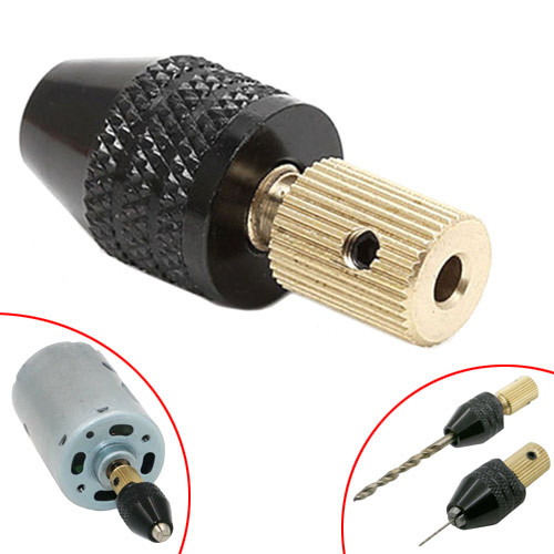 Патрон кулачковий міні 0.3-3.5мм під 2.35мм вал для мікродриля PCB, фото 1