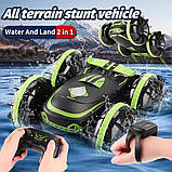 Игрушка Double sided amphibious stunt vehicle JC04 — Green, фото 2