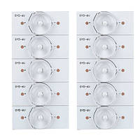 Популярний! LED сегмент 10шт 6В для планки лампи підсвітки РК телевізора - Краща якість тільки на Nukleon.com.ua