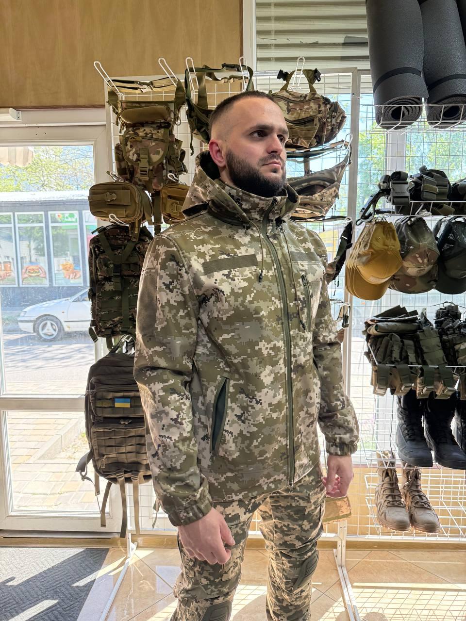 Куртка КОRКА softshell BASIC, gen2, піксель