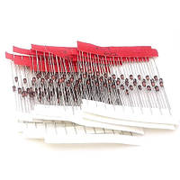 Популярний! Стабілітрони скляні 140шт діод Зенера 3.3-30В 1/2Вт - Краща якість тільки на Nukleon.com.ua