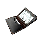 Картхолдер на права тех. паспорт ID паспорт посвідчення 100х70х15 матова шкіра коричнева, фото 2