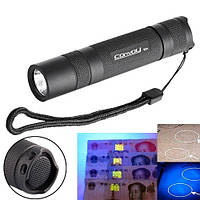 Популярний! Ліхтар ультрафіолетовий Convoy S2+ Nichia UV 700мА 365нм УФ - Краща якість тільки на Nukleon.com.ua