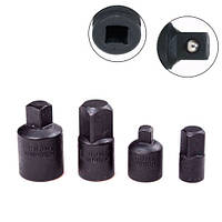 Популярний! Набір перехідників 4шт для торцевих головок воротків тріскачок, 60HRC - Краща якість тільки на Nukleon.com.ua