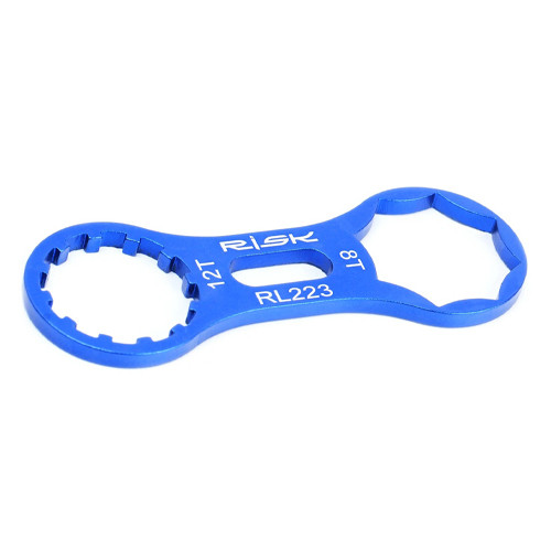 Ключ накидний для обслуговування велосипедних вилок Suntour, 2в1, 8T і 12T, фото 1