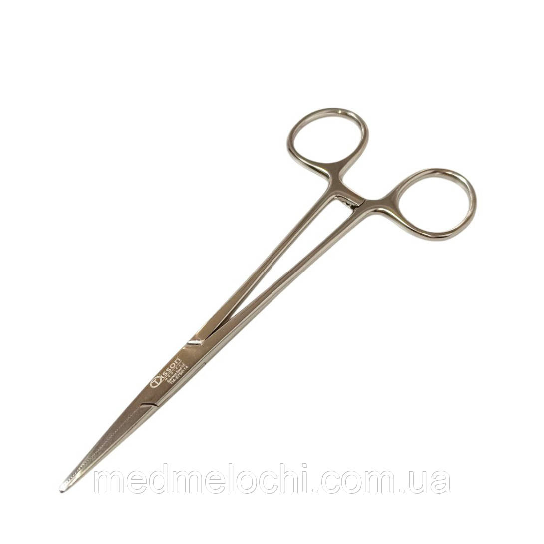 Затискач гемостатичний Halsted Mosquito, прямий Tisson Medical. Довжина 14 см, фото 1