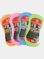 Губка sponge color mix 22*10см