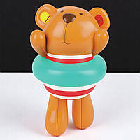 Игрушка для ванной заводная Пловец мишка Тедди Hape